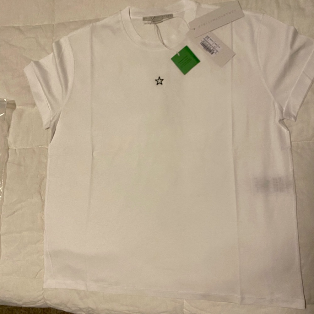 NWT Stella McCartney organic cotton mini-star tee